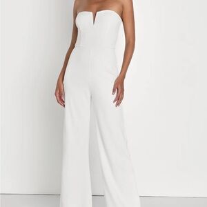 Lulus white jumpsuit